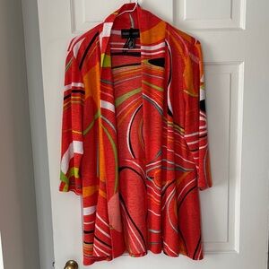 Frank Lyman Design Multicolor Knit Cardigan